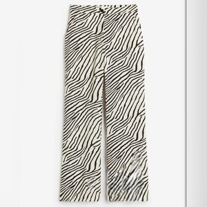 H&M Zebra Print Flared Pants - Sz 14